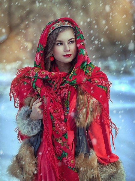 Образ русской красавицы