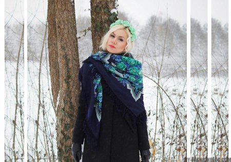 Платки зима