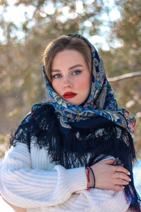 Фотосессия русская красавица