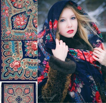 Платок купчиха павлово посадский