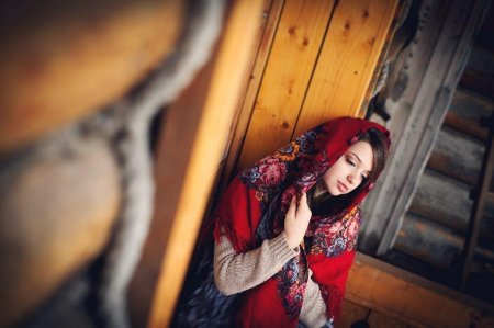 Русские красавицы в платках