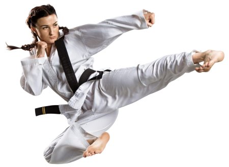 Девушка каратистка