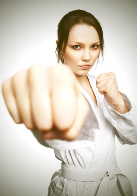 Карате девушка