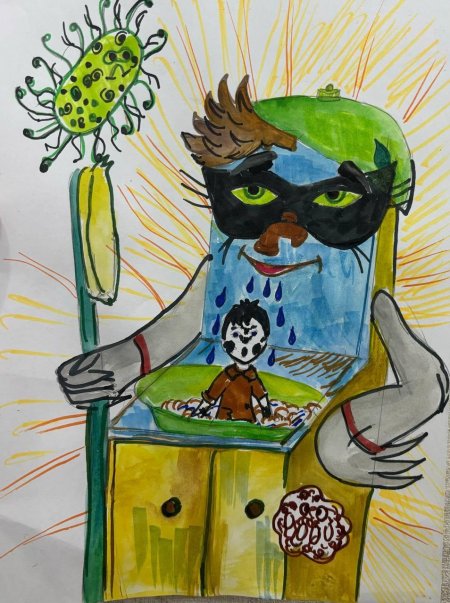 Конкурс детского рисунка супергерои чистоты и здоровья