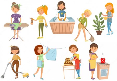 Помогать маме по дому