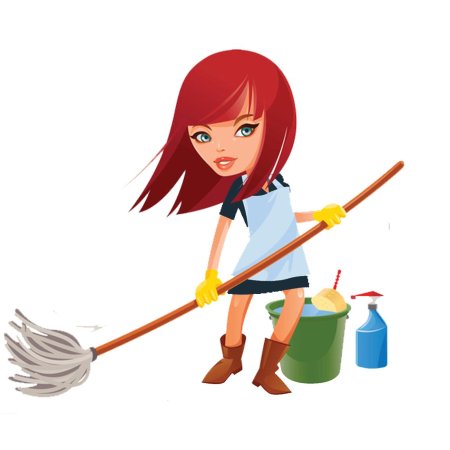 Уборка иллюстрация
