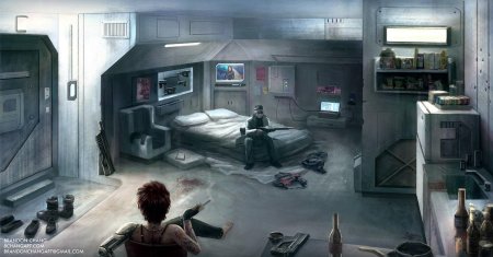 Стиль киберпанк в интерьере