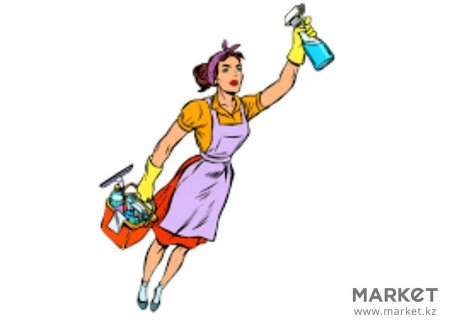 Уборка иллюстрация