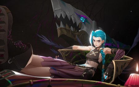 Джинкс аркейн арт