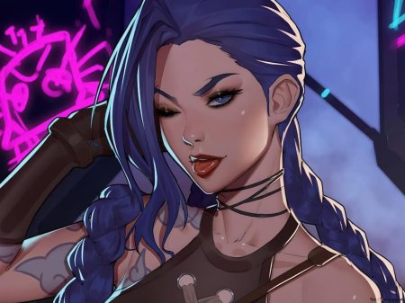 Джинкс аркейн арт