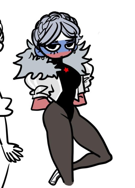 Россия countryhumans девушка