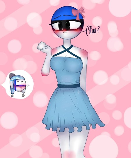 Кантрихуманс девушки