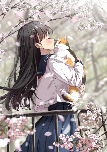 Аниме девушка милая