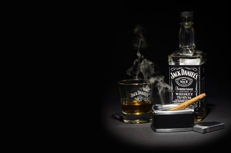 Виски джек дэниэлс и сигара