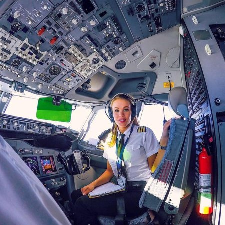 Шведка малин рюдквист - пилот boeing