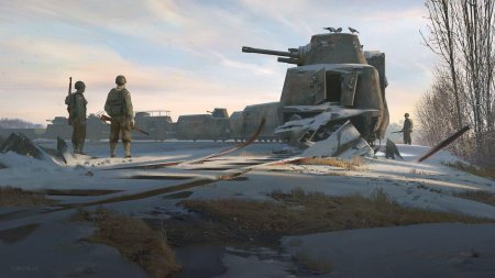 Бронепоезд дизельпанк