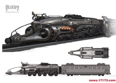 Бронепоезд дизельпанк концепт