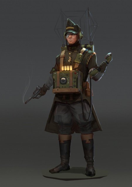 Дизельпанк солдат