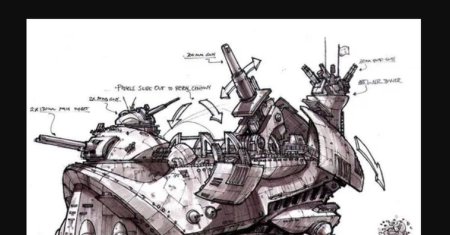 Сверхтяжёлый танк дизельпанк