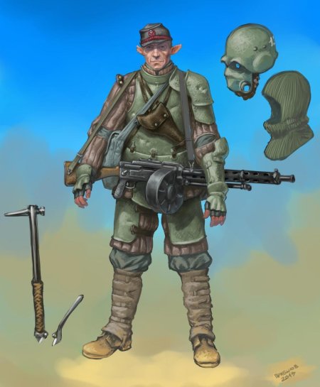 Дизельпанк пехота