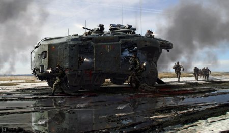 Бронепоезд дизельпанк арт