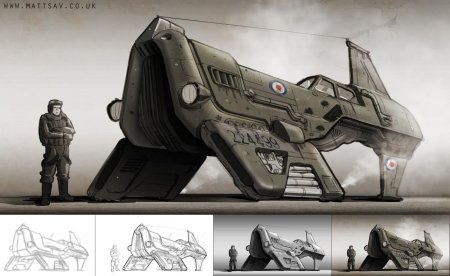 Концепт арт дизельпанк