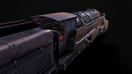 Бронепоезд дизельпанк концепт