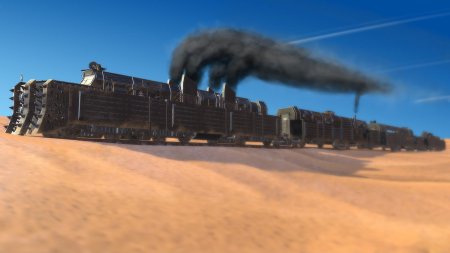 Бронепоезд стимпанк дизельпанк