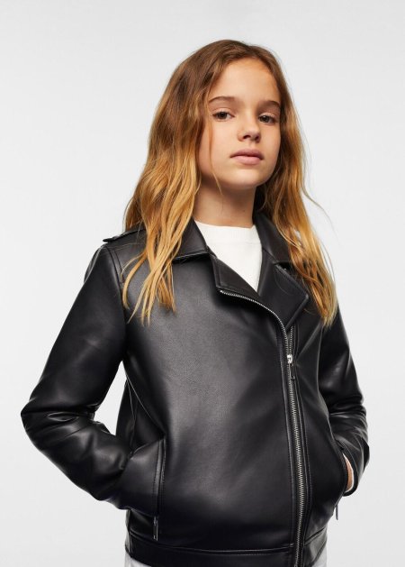 Байкерская куртка из искусственной кожи
