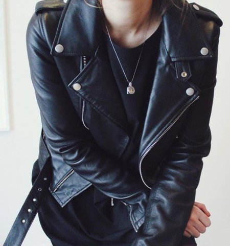 Кожаная куртка косуха