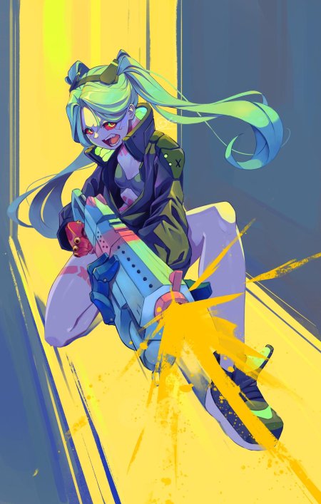 Киберпанк аниме ребекка