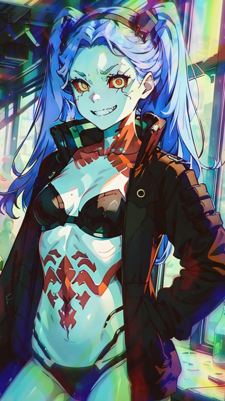 Ребекка киберпанк аниме