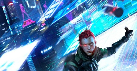 Киберпанковые арты железнодорожного вокзала