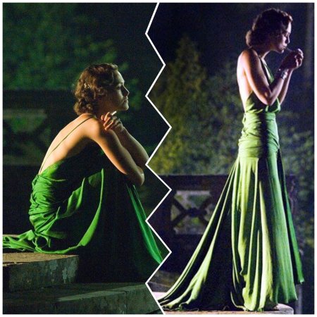 Кира найтли искупление зеленое платье