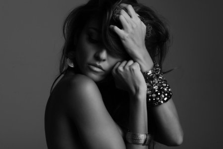 Красивые девушки черно белое