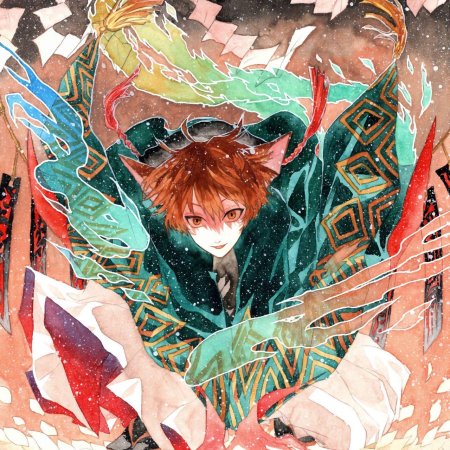 Аниме парни в кимоно для обоев