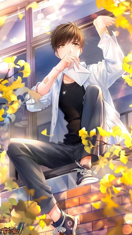 Аниме парень школьник