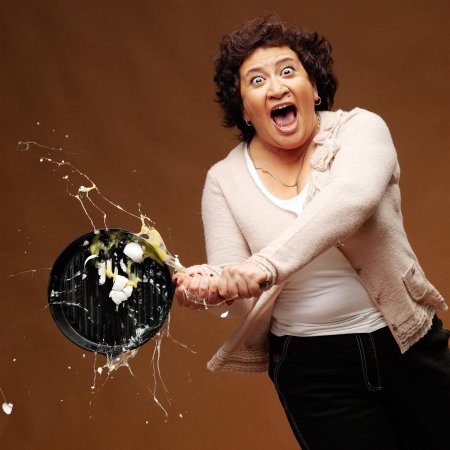 Женщина смешная