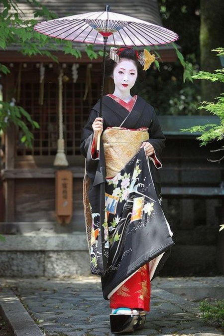 Япония кимоно гейши самурай