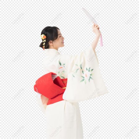 Женщина в кимоно