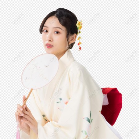 Красавица в кимоно