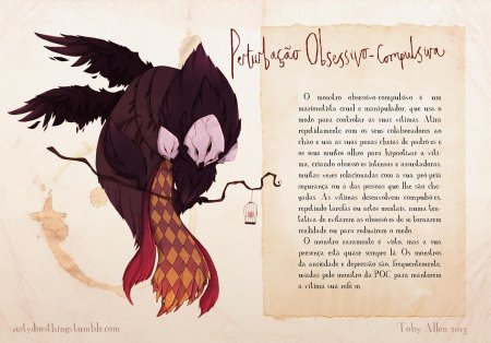 Монстры психических расстройств от художника тоби аллена