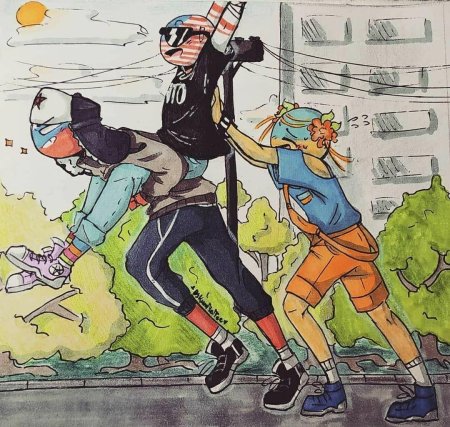 Countryhumans россия и америка