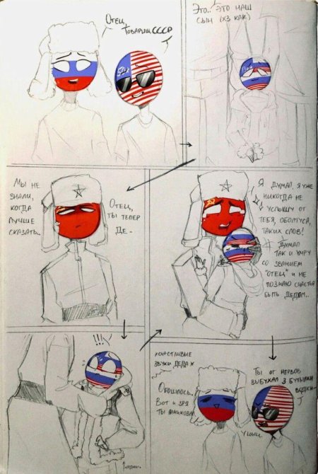 Countryhumans россия и америка