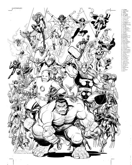 Комиксы марвел чб