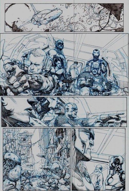 Раскадровка марвел