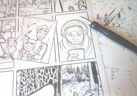 Рисование комиксов