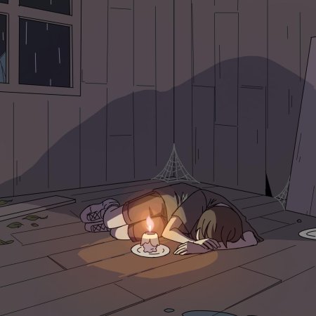 Грустная аниме