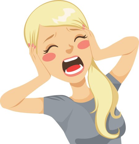 Стикер девушка