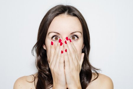 Удивление девушка